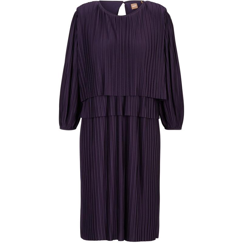 ボス レディース トップス ワンピース Boss Emanis 10241107 01 Dark Purple パープル