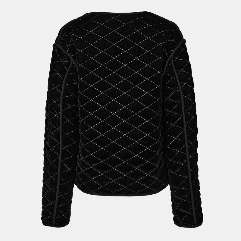 ビバ レディース アウター ジャケット・ブルゾン キルティング Biba Women's Vel Sparkle Quilted Jacket Black ブラック|ReVida 店