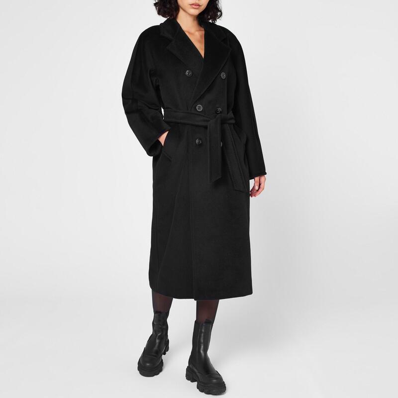 マックスマーラ レディース アウター コート Max Mara Madame Icon Coat Black 003 ブラック｜ReVida 店