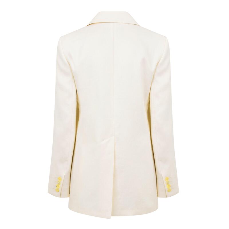マックスマーラ レディース アウター ジャケット・ブルゾン ブレザー Max Mara Boemia Single Breasted Blazer Ivory アイボリー