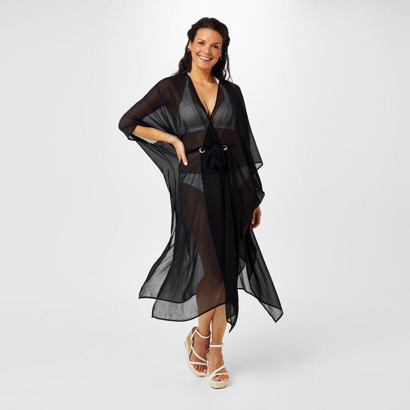 ビバ レディース トップス シャツ シフォン Biba Chiffon Kaftan Black ブラック