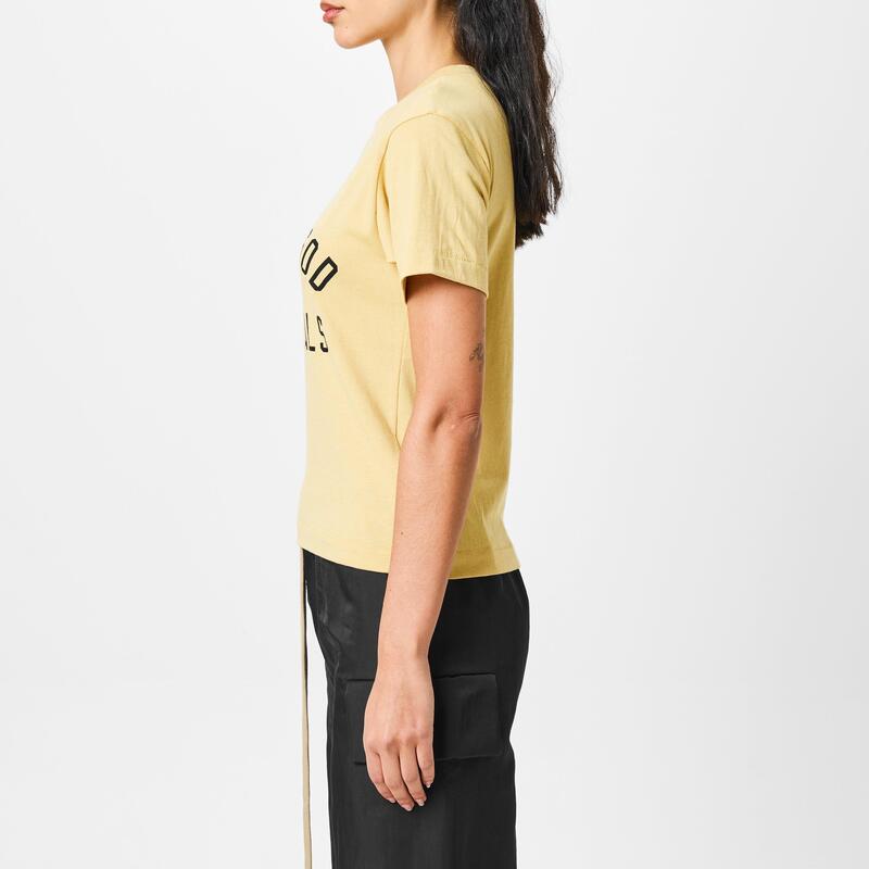フィアオブゴッド レディース トップス シャツ クルーネック Fear Of God Essentials Tri-Blend Crewneck Tee Amber アンバー