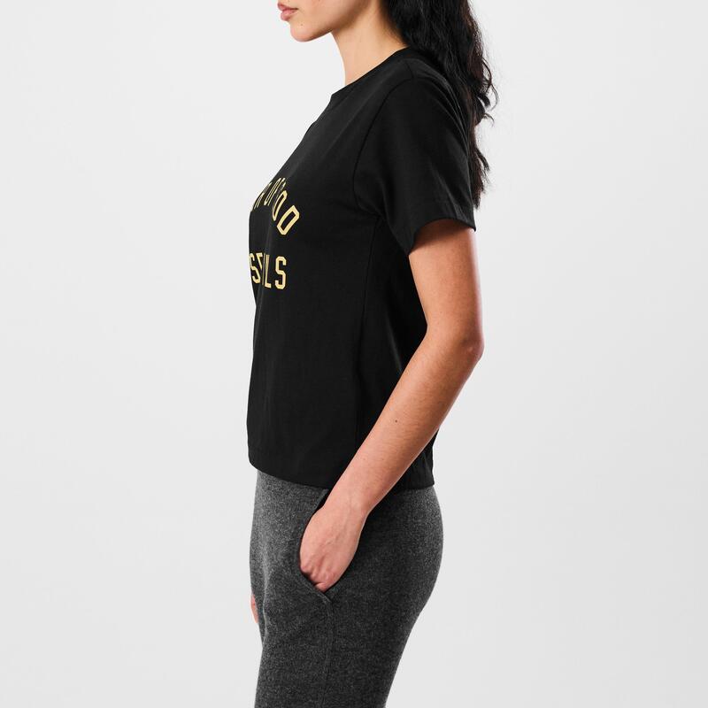 フィアオブゴッド レディース トップス ワンピース クルーネック Tシャツ Fear Of God Essentials Tri-Blend Crewneck Tee Black ブラック｜ReVida 店
