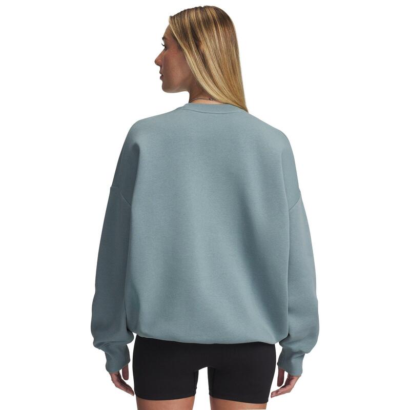 アンダーアーマー レディース アウター パーカー・スウェット プルオーバー Under Armour Varsity Crew Sweatshirt Serpentine