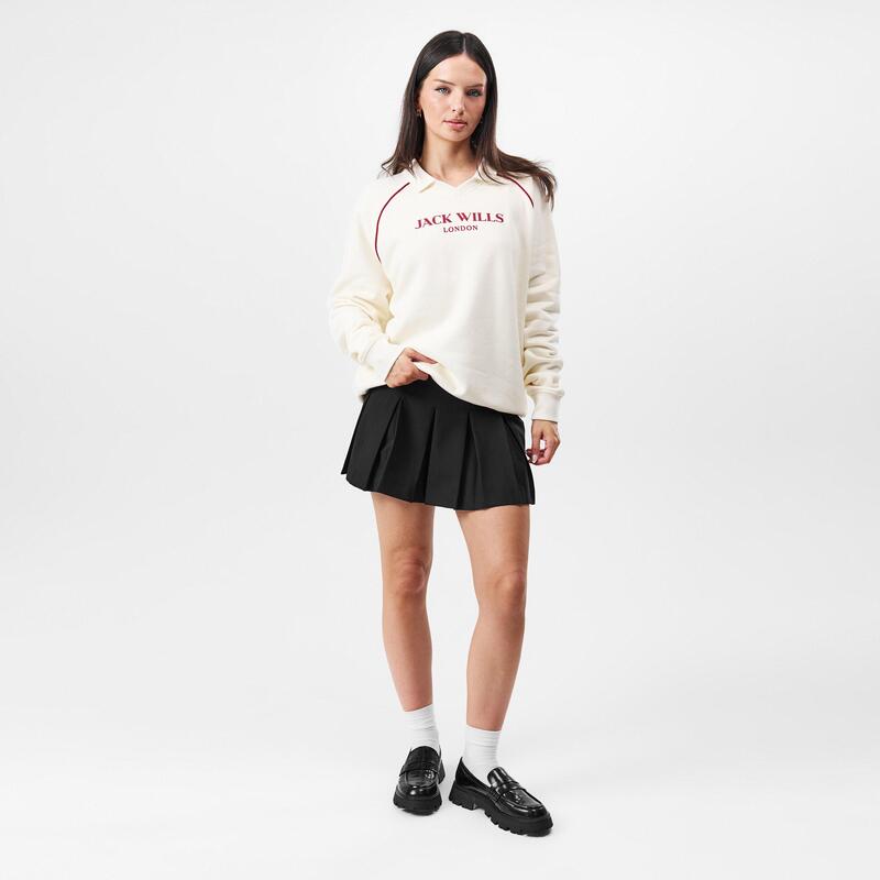 手玉 濾過性病原体 レディース アウター パーカー・スウェット ヴィンテージ プルオーバー Jack Wills JW Vintage Crew Sweatshirt Vintage White 白いこと