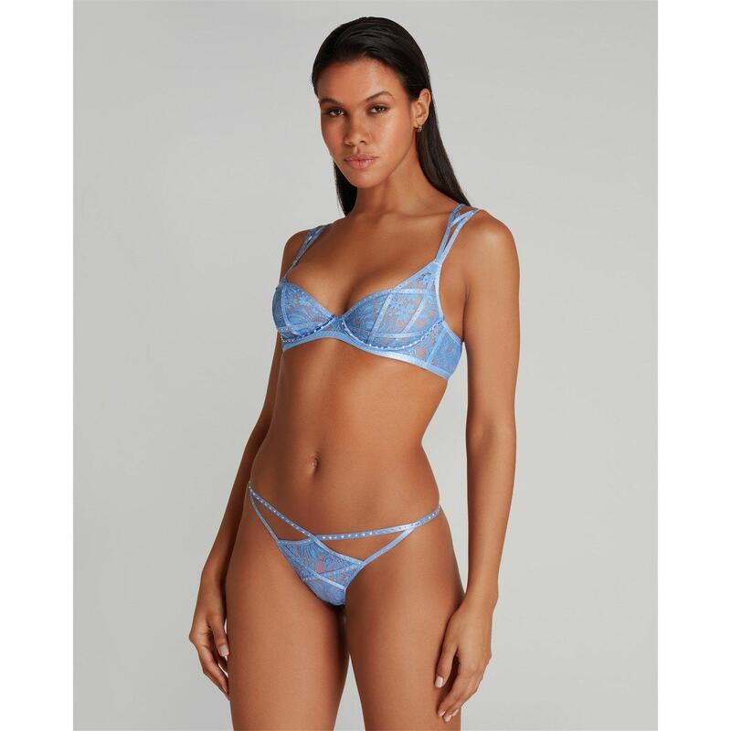 エージェントプロヴォケイター レディース アンダー御召しもの ズボン下 Agent Provocateur DIANAH Thong Blue 青碧