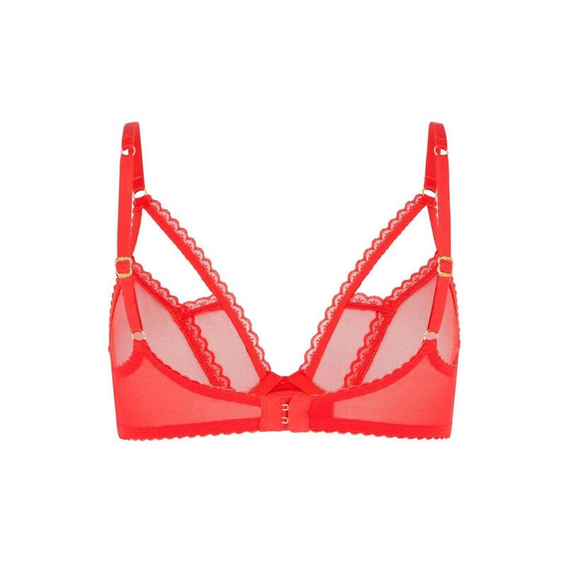 エージェントプロヴォケイター レディース アンダーウェア ブラジャー Agent Provocateur FIA Plunge Underwired Bra Red レッド