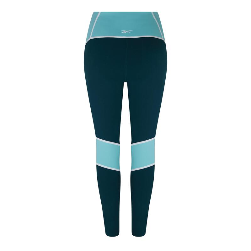 リーボック レディース ボトムス ハーフパンツ・ショーツ カラーブロック ハイウエスト Reebok Lux High-Waisted Colorblock Gym Legging Forgrn