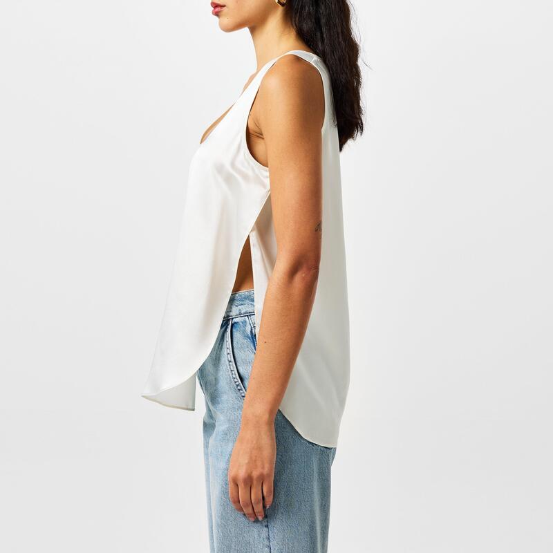 マックスマーラ レディース トップス シャツ ベスト Max Mara Women's Filly Tank Vest Oyster