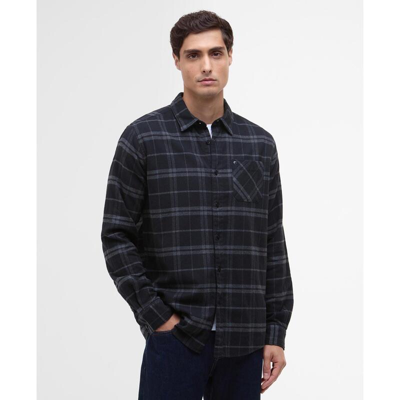 バブアー メンズ トップス シャツ Barbour International B.Int Hayneshirt Sn61 Black BK11 ブラック