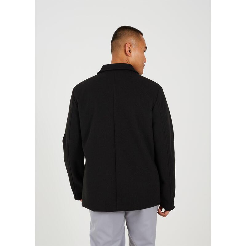 ブレーブソウル メンズ アウター ジャケット・ブルゾン コート Brave Soul Neck Overcoat Black ブラック