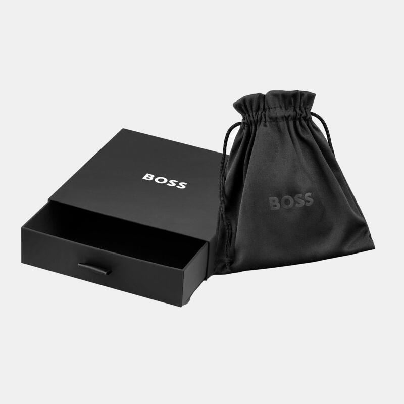 ボス メンズ アクセサリー ブレスレット・バングル・アンクレット レース Boss Gents BOSS Double B Medallionecklace and Bracelet Silver シルバー|ReVida 店