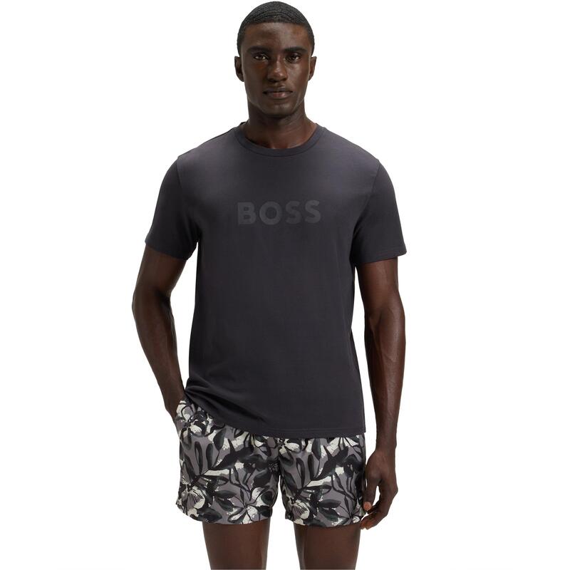 ボス メンズ トップス Tシャツ プリント ロゴ Boss Men's HBW Logo T-Shirt Logo Printedark Grey グレー