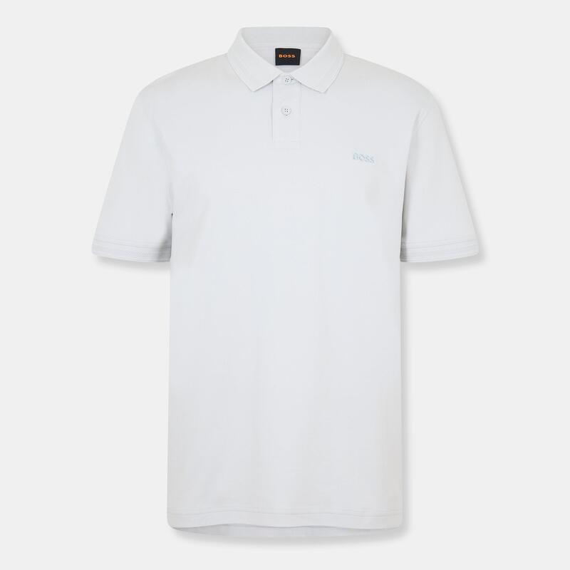 ボス メンズ トップス ポロシャツ 半袖 Boss Men's PeInterlock Short-Sleeve Polo Shirt Light/Pstl Grey グレー