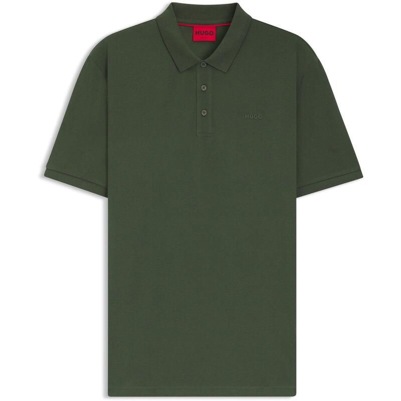 フューゴ メンズ トップス スポーツシャツ Hugo Donos Polo Shirt Mens Dark Green 緑であること