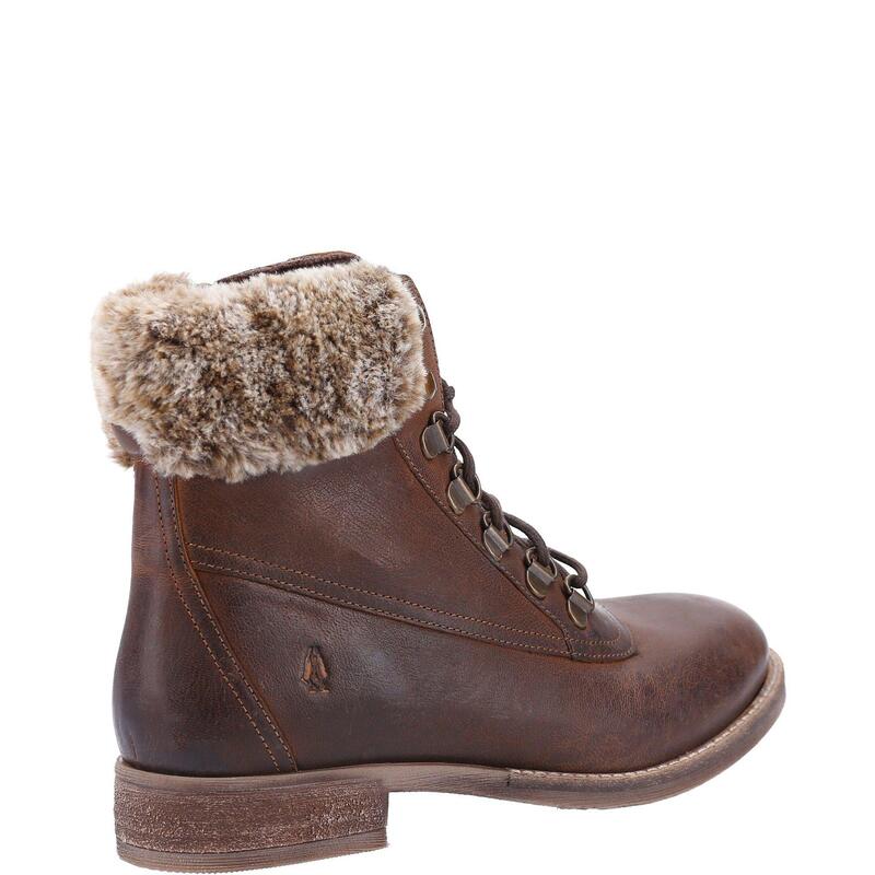 ハッシュパピー レディース シューズ ブーツ・レインブーツ Hush Puppies Effie Boot Brown 赤銅色 靴-ブーツ
