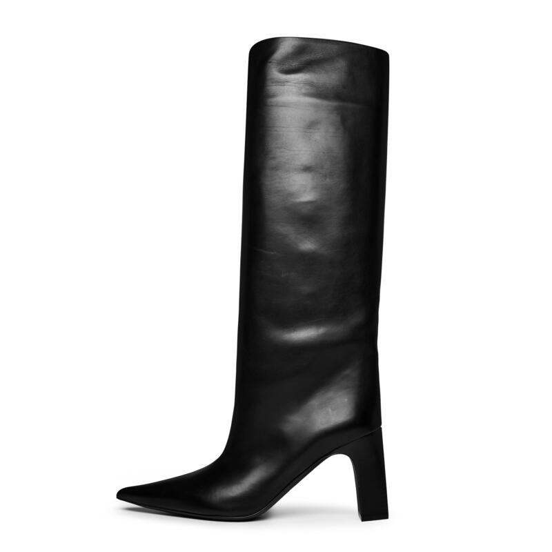 バレンシアガ レディース シューズ ブーツ・レインブーツ ヒール Balenciaga Blade Heeled Boots Black ブラック 101,640円