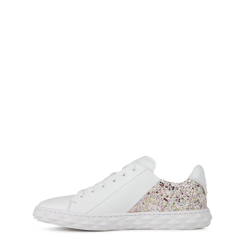 ジミーチュー レディース シューズ スニーカー Jimmy Choo Diamond Lightrainers WHITE PINK GLIT ホワイト