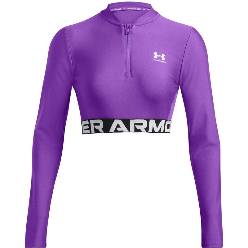 アンダーアーマー レディース トップス シャツ 長袖 Under Armour HeatGear Long-Sleeve Performance Gym Topurple パープル