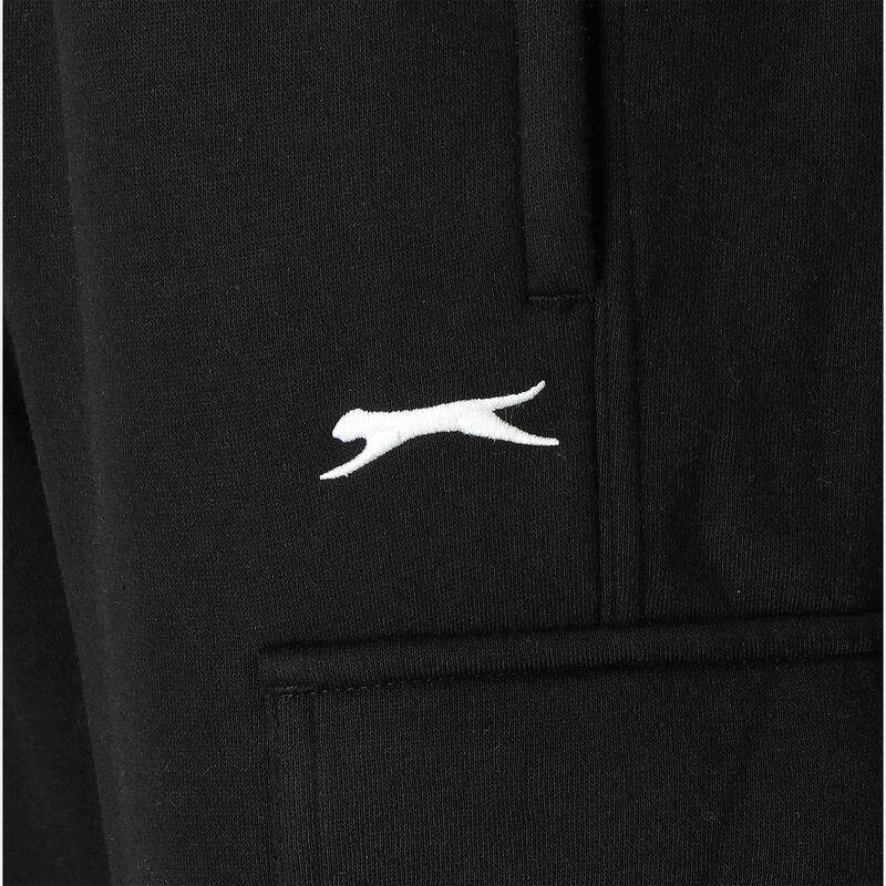 スラセンジャー メンズ ボトムス カジュアルパンツ カーゴパンツ フリース Slazenger Fleece Cargo Pant Mens Black ブラック