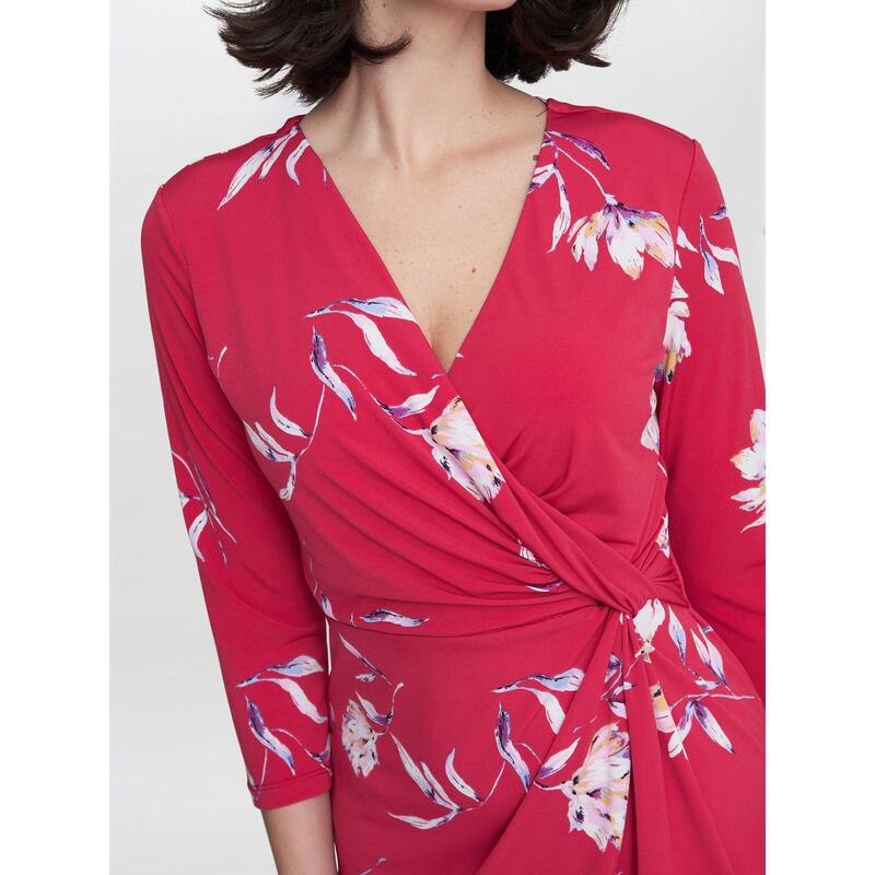 ジーナバッコーニ レディース トップス ワンピース ジャージー Gina Bacconi Darcy Jersey Wrap Dress Dark Red レッド 18,186円