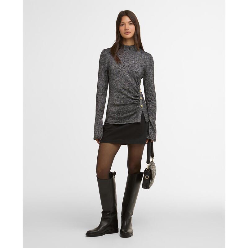 バブアー レディース トップス Tシャツ Barbour International B.Int Monique K Jmp Ld61 Black ブラック