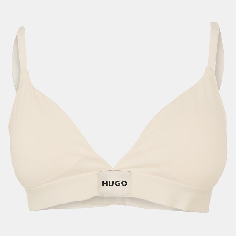 フューゴ レディース アンダー御召しもの ブラ Hugo Boss Triangle Bra Natural