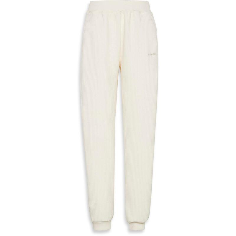 カルバンクライン レディース ボトムス 心地好いズボン下 ジョガーパンツ Calvin Klein Calvin Qultd Joggers Ld54 Ivory 象牙色 パンツ-レディースファッション