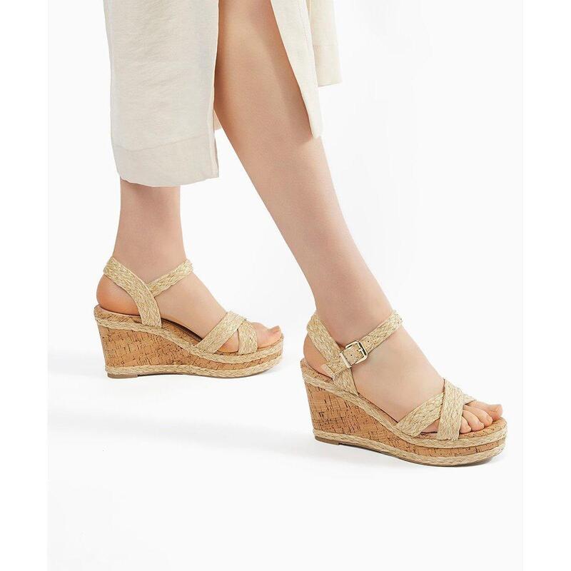 デューンロンドン レディース シューズ ヒール Dune London Kelisa Wedge Heels Beige 420 ベージュ