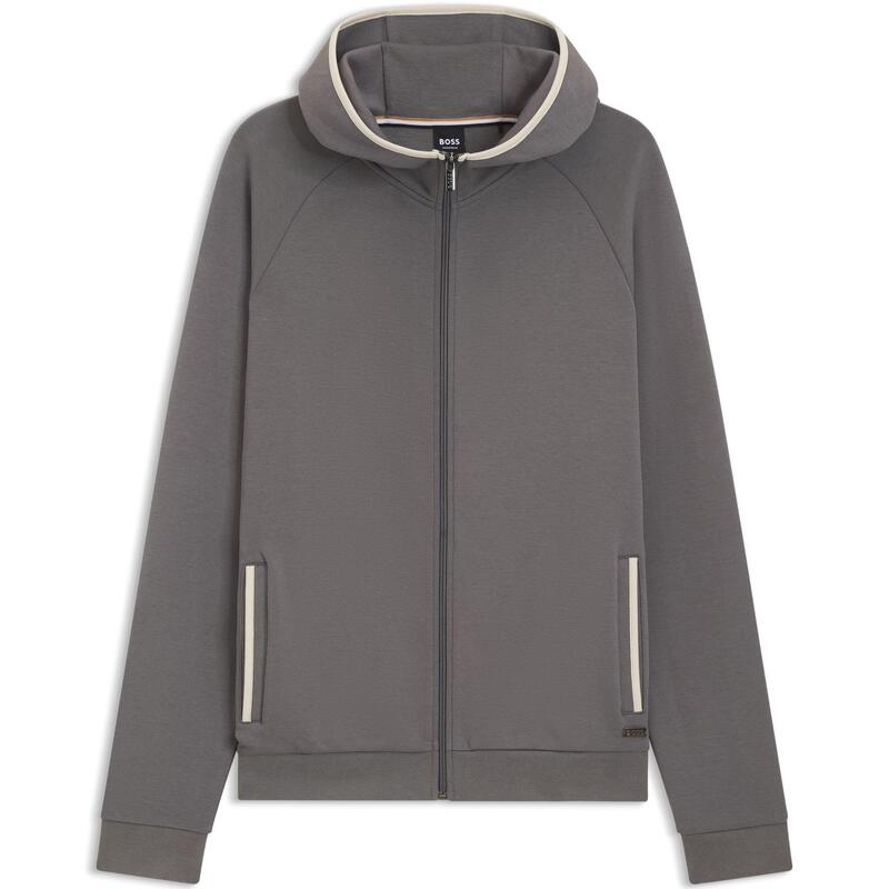 ボス メンズ アウター ジャケット・ブルゾン フーデッドジャケット Boss Sense Hooded Jacket 10265882 0 Dark Grey 025 グレー