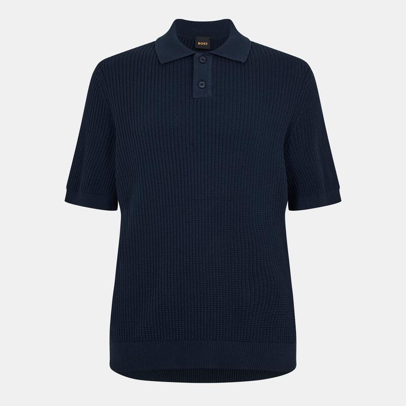ボス メンズ トップス ポロシャツ 半袖 Boss Men's Akoppo Short-Sleeve Polo Shirt Dark Blue ブルー