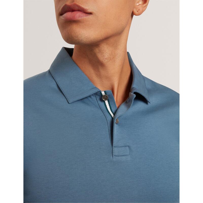 テッドベーカー メンズ トップス ポロシャツ Ted Baker Ted Mercerised Polo Sn09 Blue ブルー