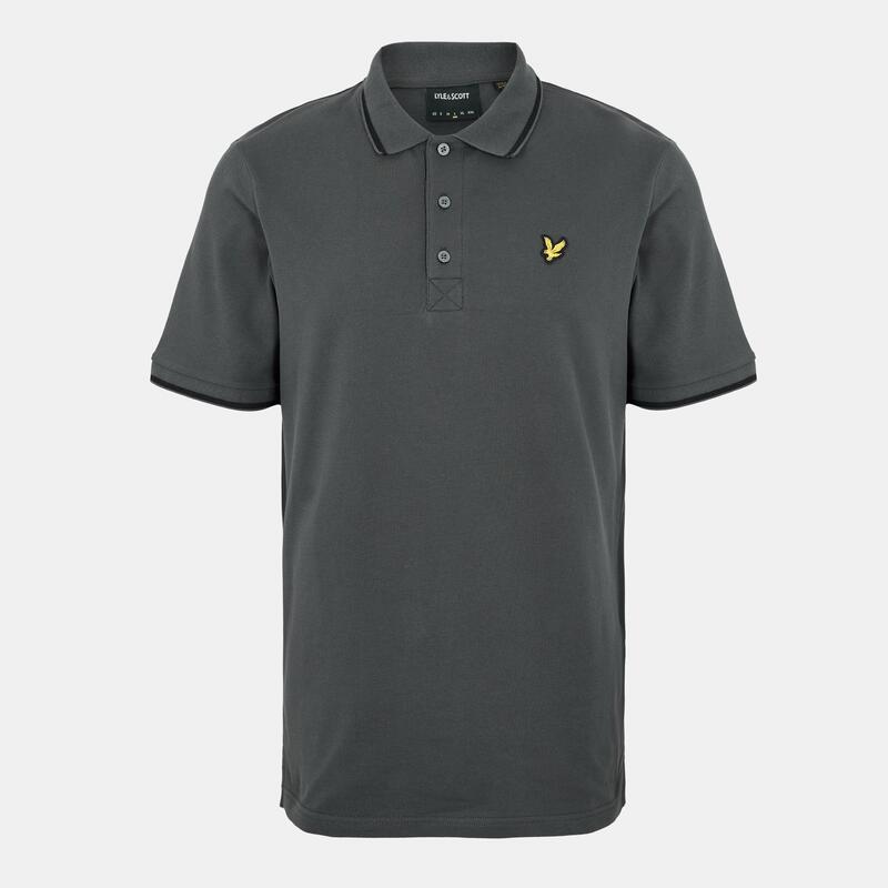 ライルアンドスコット メンズ トップス ポロシャツ Lyle and Scottipped Polo Sn00 Gunmetal X143 ガンメタル｜ReVida 店