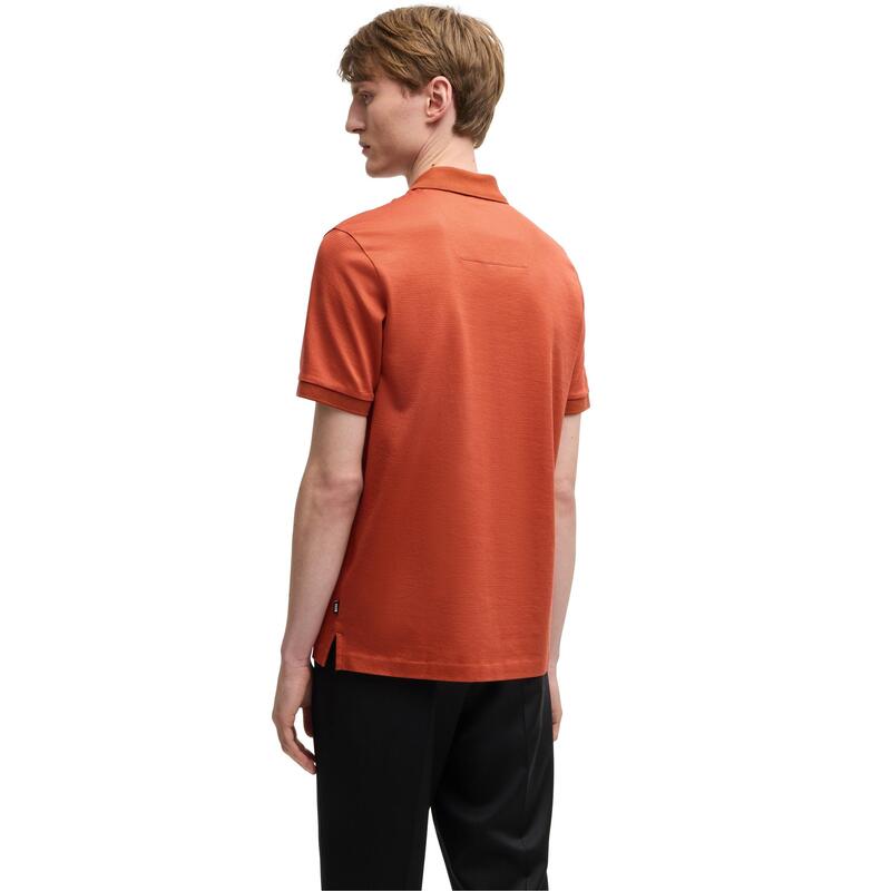 ボス メンズ トップス ポロシャツ Boss Men's H-Parlay Three-Tone Fabric Polo Shirt Dark Orange オレンジ