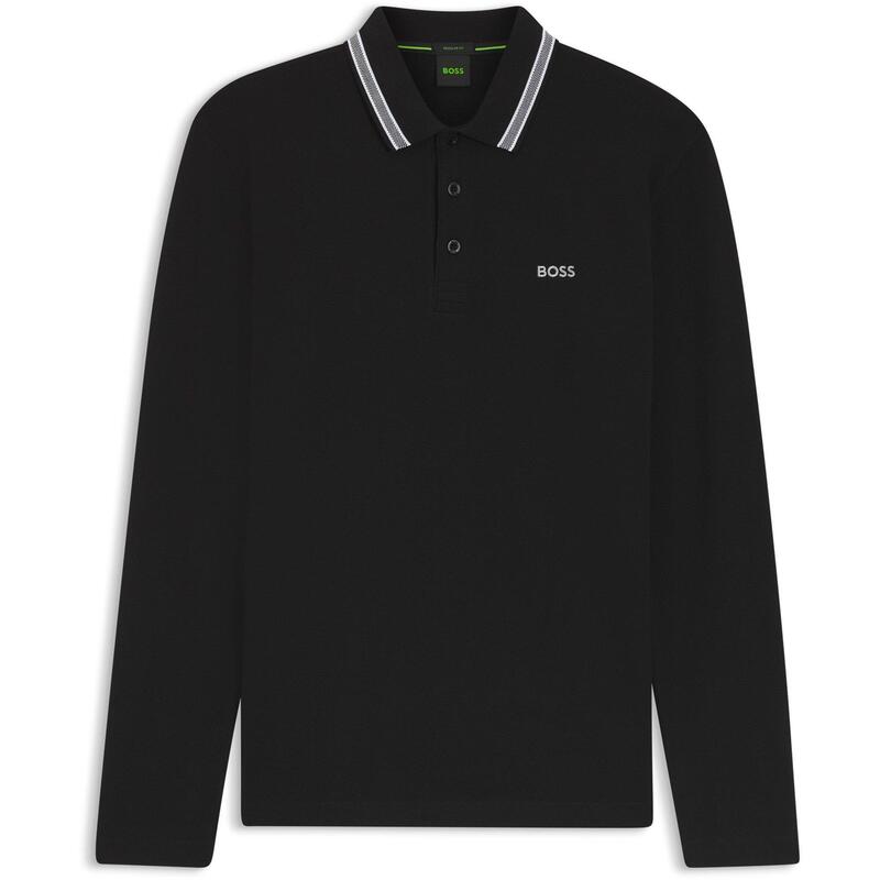 ボス メンズ トップス ポロシャツ Boss Plisy 10266738 01 Polo Shirt Mens Black 001 ブラック｜ReVida 店