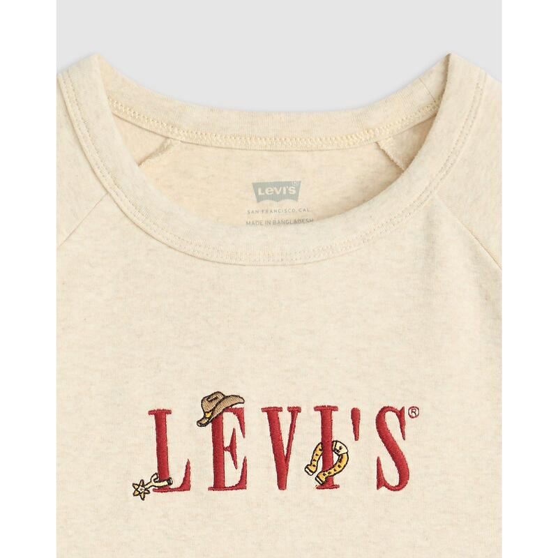 リーヴァイズジーンズ レディース トップス ティーシャツ Levis Women\u0027s Riley Rag Baby Tee Serif Wn Motifs Tシャツ・カットソー-レディースファッション-トップス
