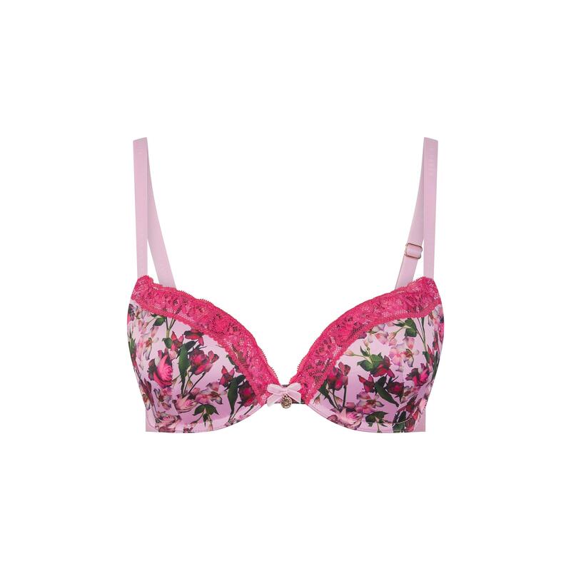 テッドベーカー レディース アンダー御召しもの ブラ Ted Baker Ted Bak Diam Push-Up Ld71 Pink Floral サクラ色