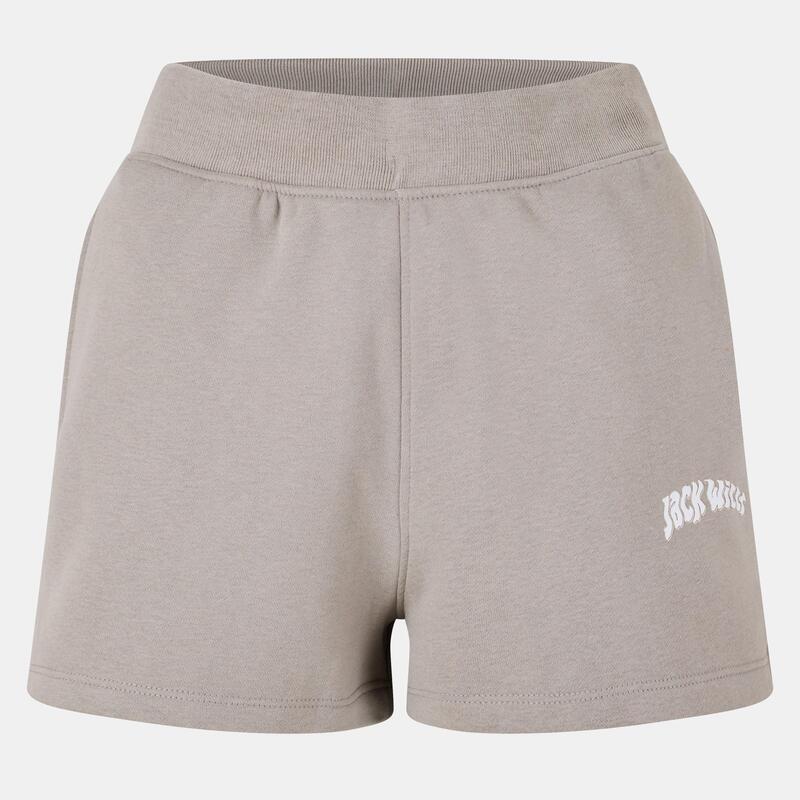 ジャック ウィルス レディース ボトムス ハーフパンツ・ショーツ ショートパンツ フリース グラフィック Jack Wills Graphic Fleece Jogger Shorts Taupe トープ