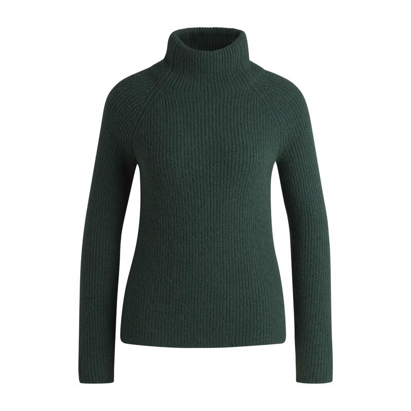 元締め レディース アウター パーカー・スウェット プルオーバー Boss Women\u0027s Falodan Crew Sweatshirt Open Green 緑であること