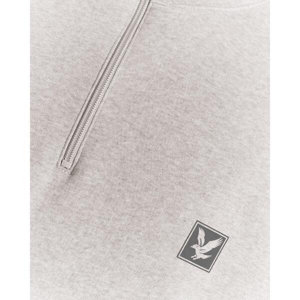 ライルアンドスコット メンズ アウター パーカー・スウェット ハーフジップ シャツ Lyle and Scott Loungewear quarter Zip Sweatshirt Beige ベージュ