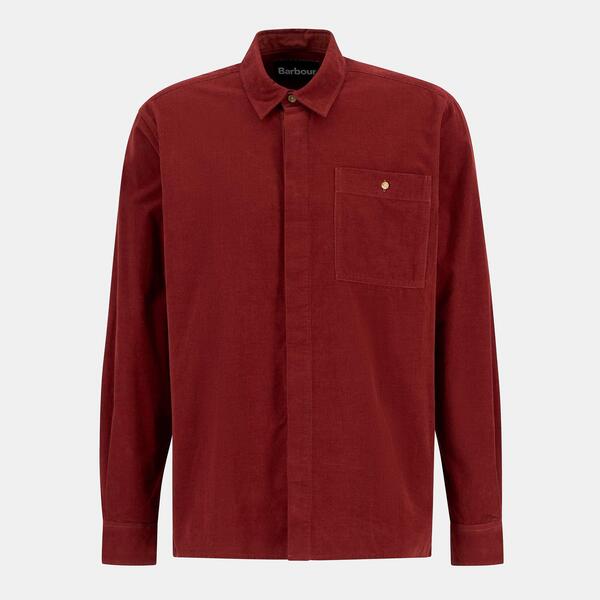 バブアー メンズ トップス シャツ Barbour Mens Haltcliff Shirt Fired Brck RE72