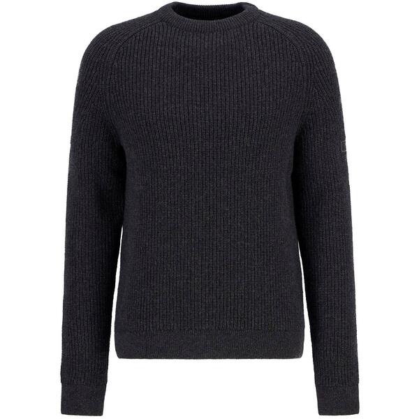 バブアー メンズ アウター 編み物・プルオーバー Barbour International Mens Chester Jumper Charcoal CH51 暗灰色