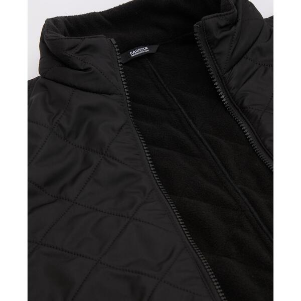 バブアー メンズ アウター 限りない キルティング ジレ Barbour International Mens Contemporary Ariel Quilted Gilet Black 黒いこと