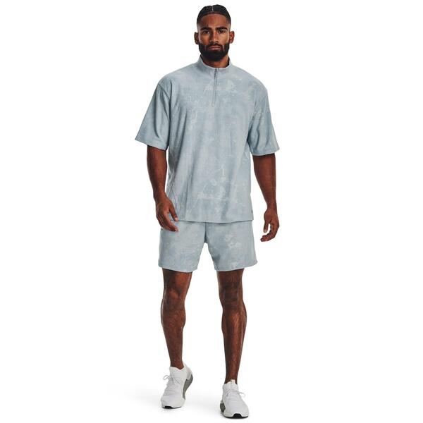 アンダーアーマー メンズ ボトムス ハーフパンツ・ショーツ ショートパンツ フリース Under Armour Fleece Jogger Shorts Blue ブルー|ReVida 店