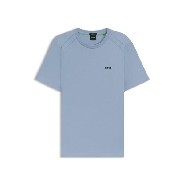 ボス メンズ トップス Tシャツ ポロシャツ Boss Tee Tape 10262779 01 Polo Shirt Mens Open Blue ブルー