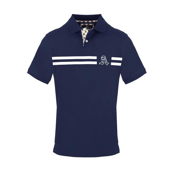 アクアスキュータム メンズ トップス スポーツシャツ Aquascutum Polo 錫99 Navy 米国海軍