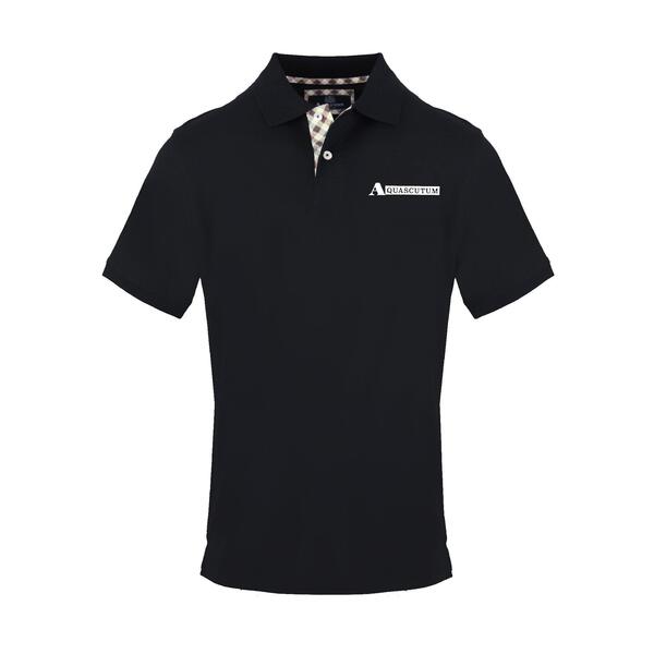 アクアスキュータム メンズ トップス スポーツシャツ Aquascutum Polo 錫99 Black 黒いこと