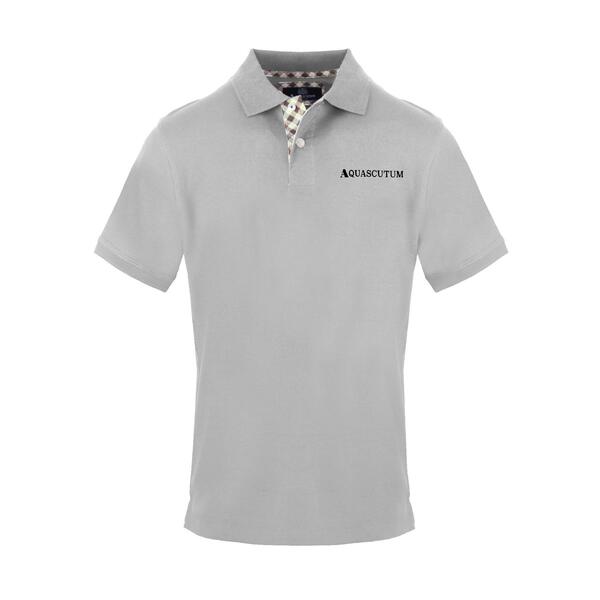 アクアスキュータム メンズ トップス スポーツシャツ Aquascutum Polo 錫99 Grey 薄墨色