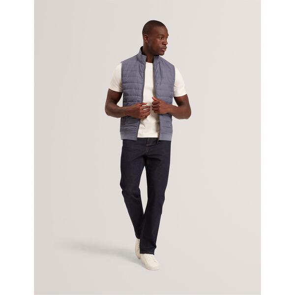 テッドベーカー メンズ アウター ベスト キルティング ジレ Ted Baker Ted Quilted Gilet Sn61 Mid-Blue ブルー 28,470円