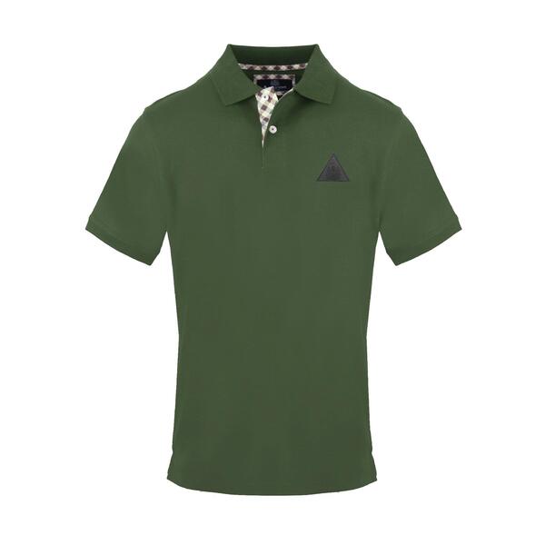 アクアスキュータム メンズ トップス スポーツシャツ Aquascutum Polo 錫99 Military Green 緑であること
